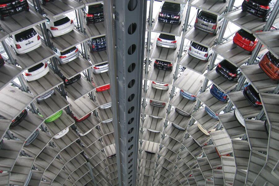 Garage, parkeringsgarage